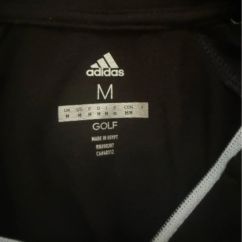 Adidas Women Black Golf Quarter-Zip Pullover - Picture 5 of 5
